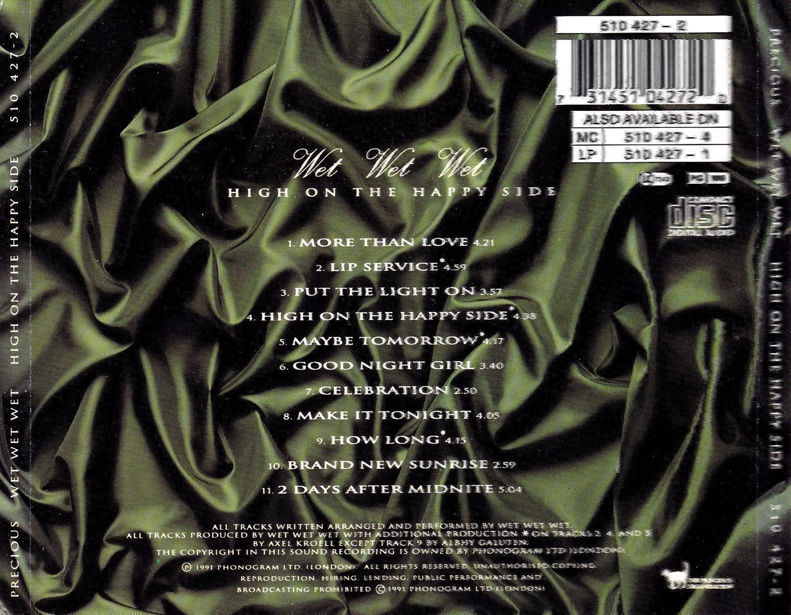 CD: CD: Wet Wet Wet - High on the happy side – Usato da Bern venduto da MacBit77_chbe 1