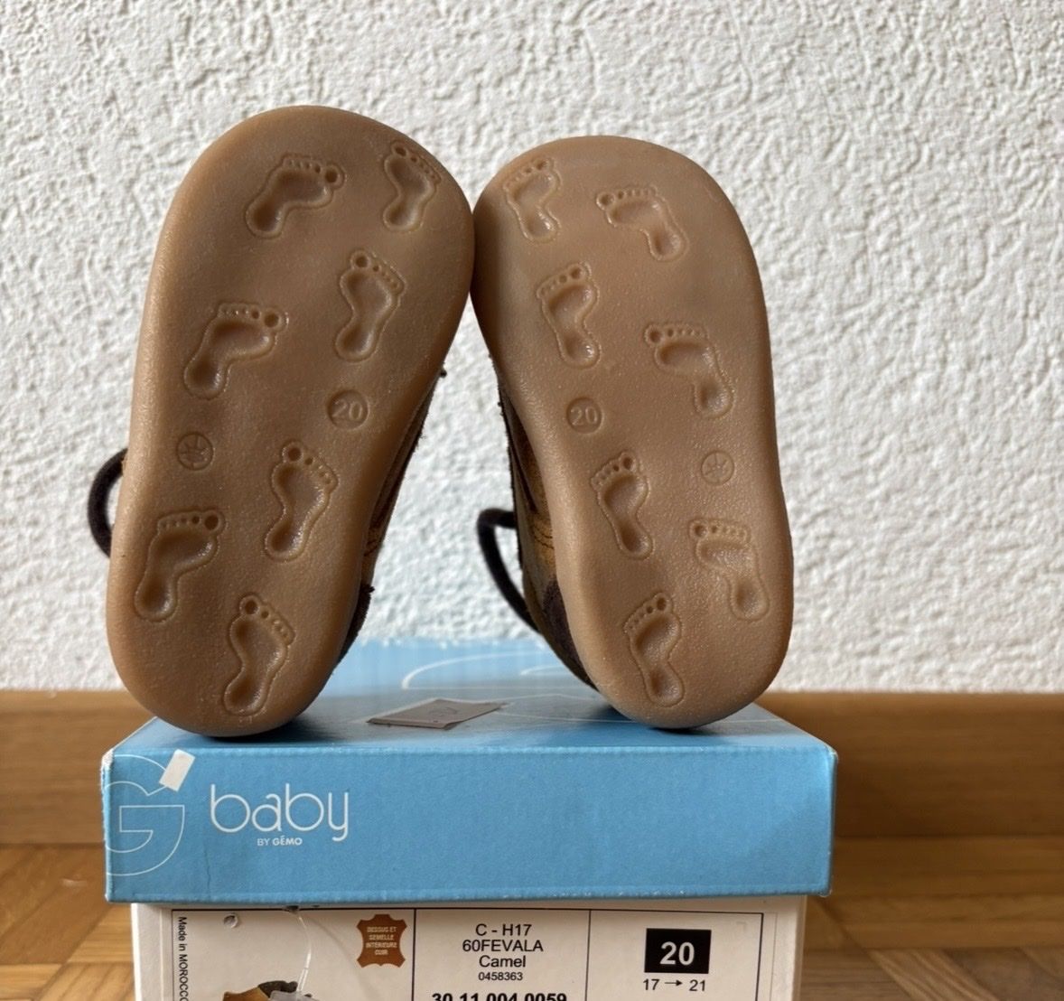 Scarpe per ragazzi: NEU Baby Leder Schuhe Gémo Gr. 20 – Nuovo e nell'imballaggio originale da Malleray venduto da 2v8v 1