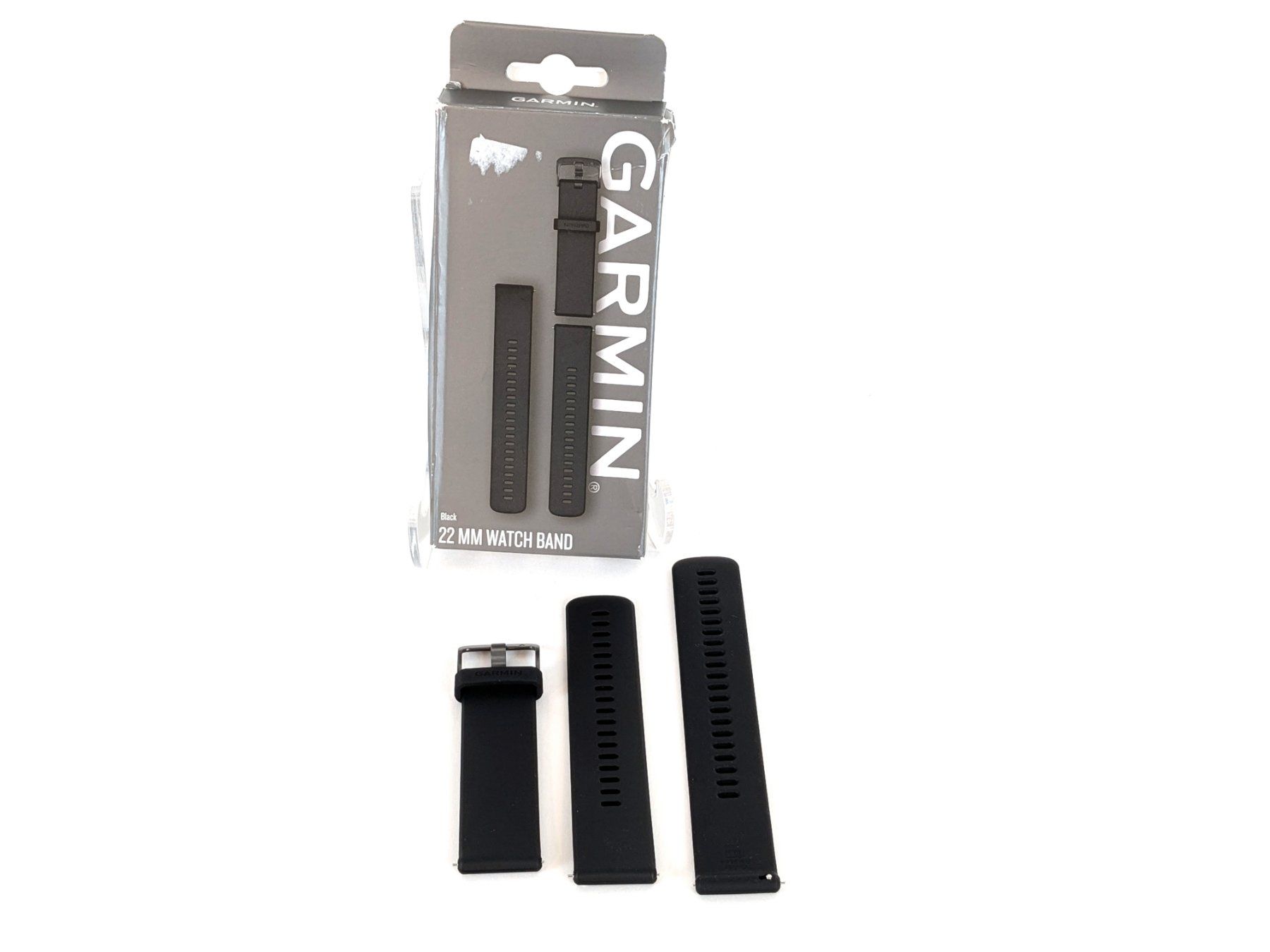 Bracciali & Braccialetti: GARMIN 22mm Watch Band Black – Nuovo (secondo la descrizione) da Thun venduto da Restwert_Thun