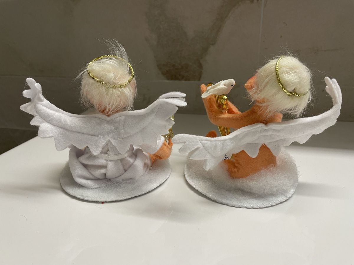 Alle Dekorationen: Cute Annalee angel decoration figures, 2 pcs – Neu und originalverpackt aus Buttikon SZ von trzurigo 1