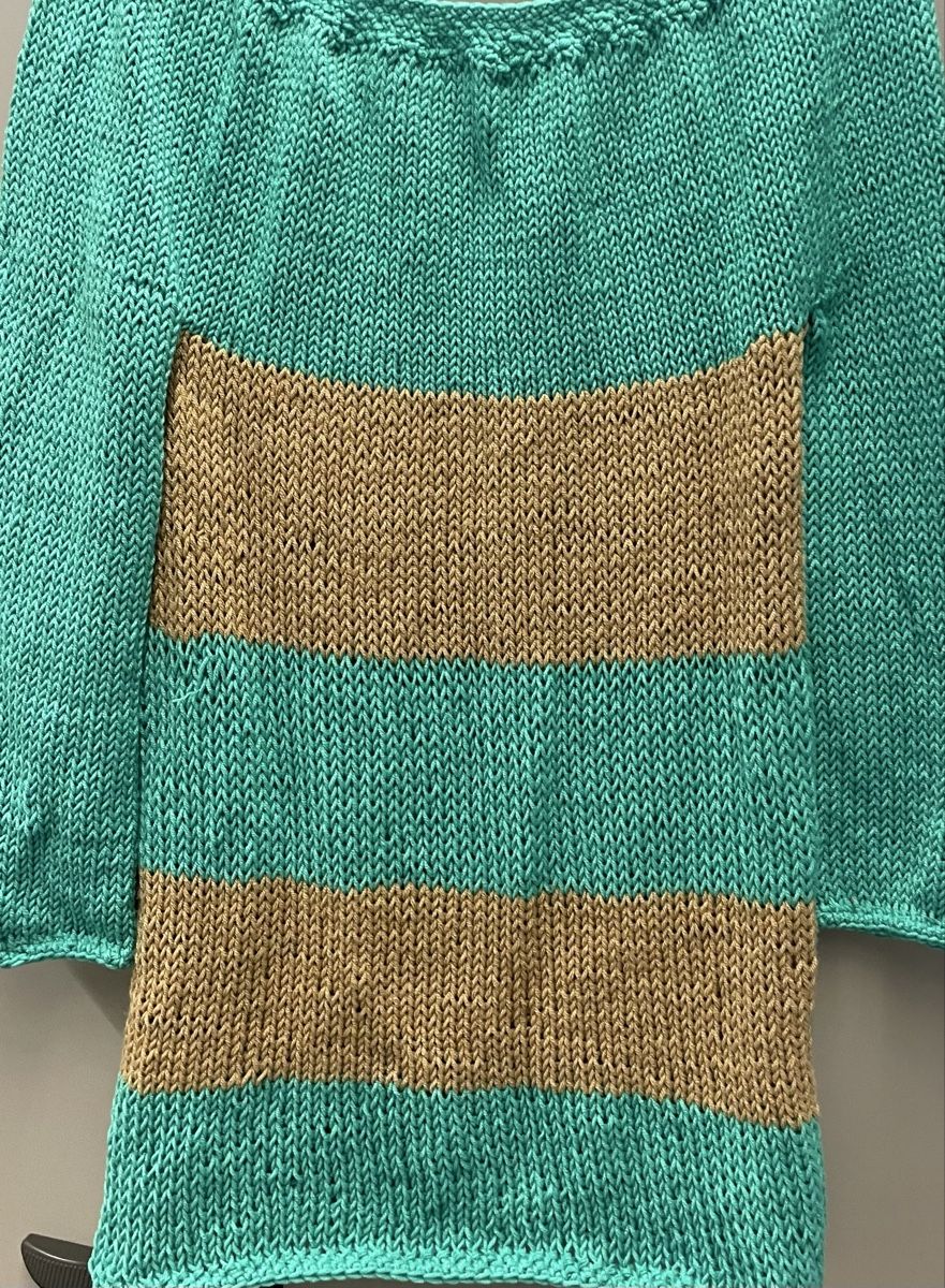 Pulls & Sweat-shirts: Damen Pullover türkis beige gestreift Grösse M – Neuf avec emballage d'origine à Au ZH par Jaggy4 2