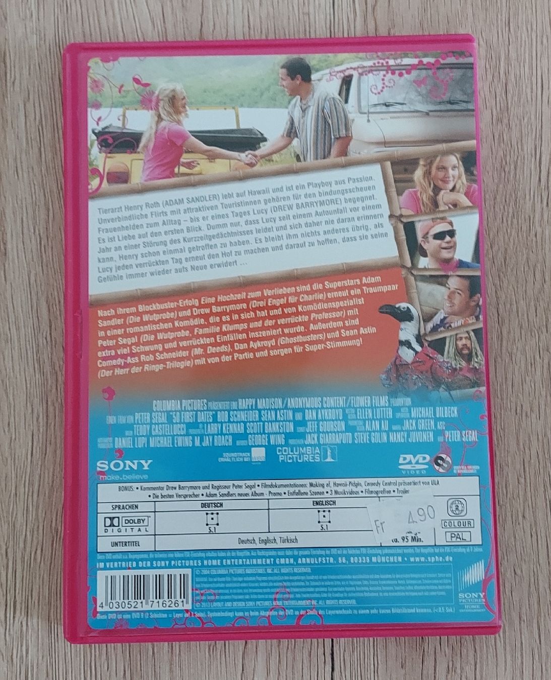 Tutti i DVDs: DVD: 50 erste Dates - Romantische Komödie – Usato da Altstätten SG venduto da Jess_R 1