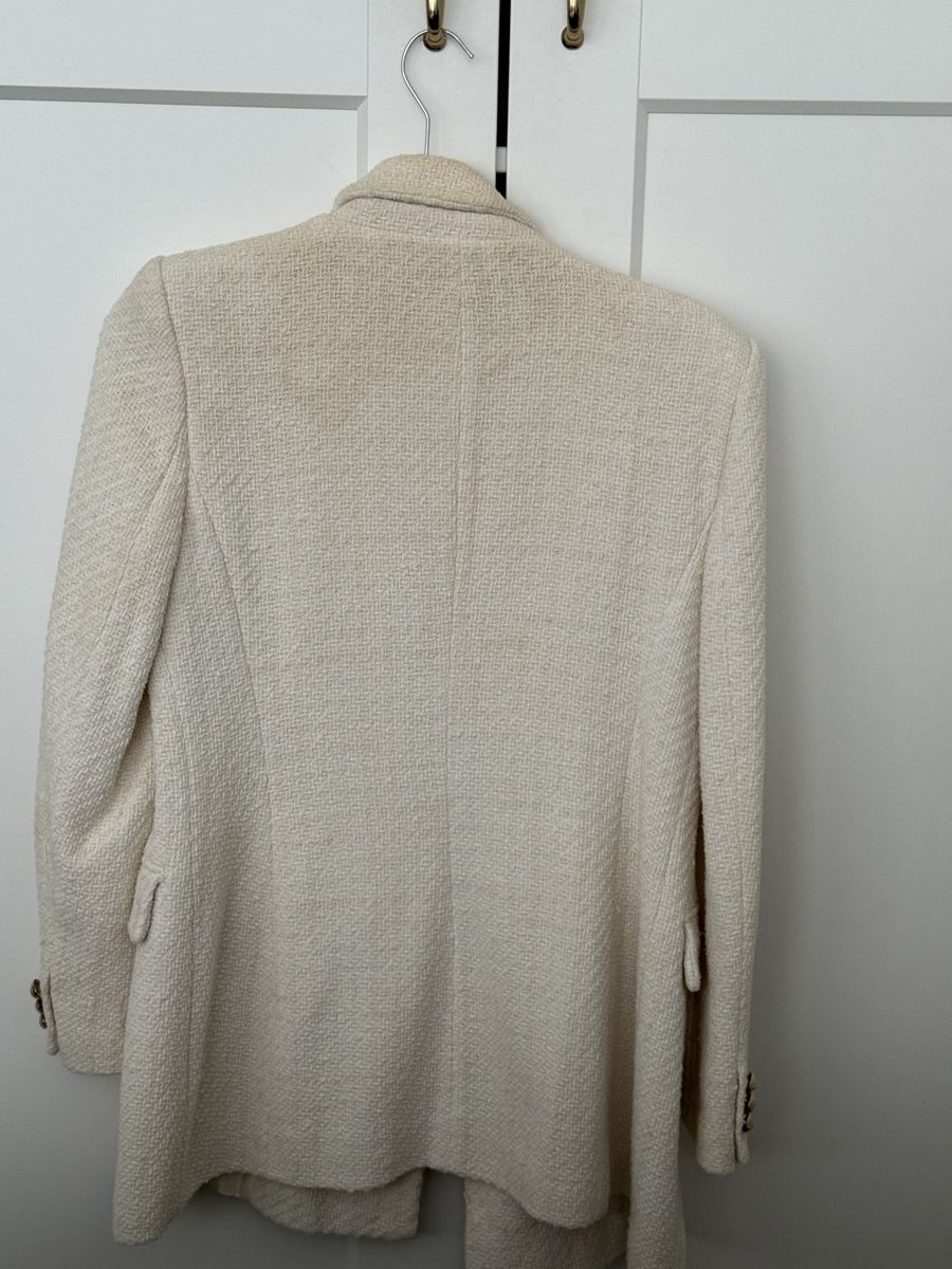 Zara Giacche: Zara Blazer, Crème, Tweed-Optik, Gr. L – Usato da Zürich venduto da iva_iva 3