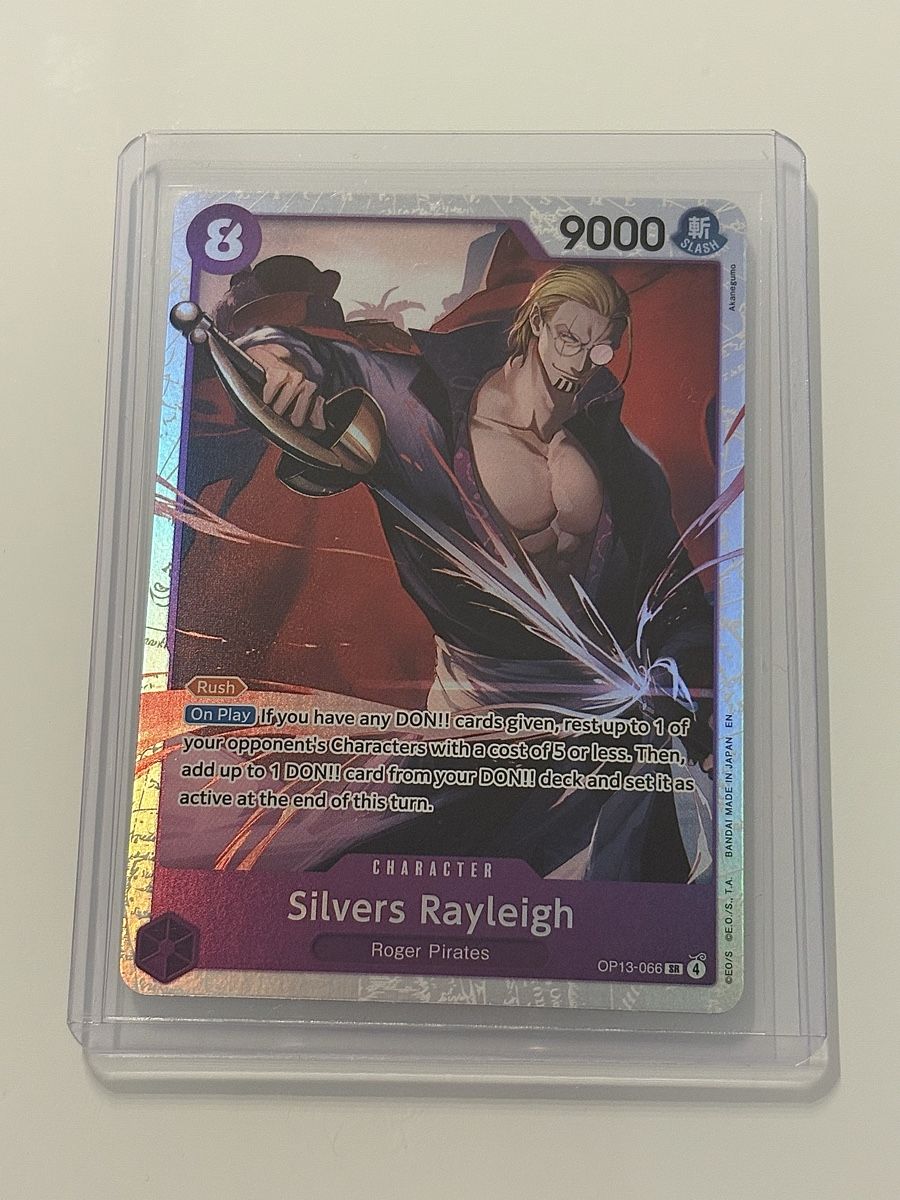 Bandai Sammelbilder & Trading cards: One Piece TCG - Silvers Rayleigh OP13-066 – Neu (gemäss Beschreibung) aus Pieterlen von Mira_o7