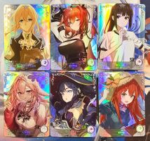6 Cards SR Goddess Story CCG - Holo Waifu anime