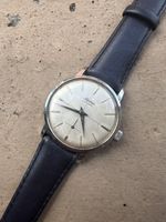 Montre Alpina Standard homme cuir vintage. 34mm 