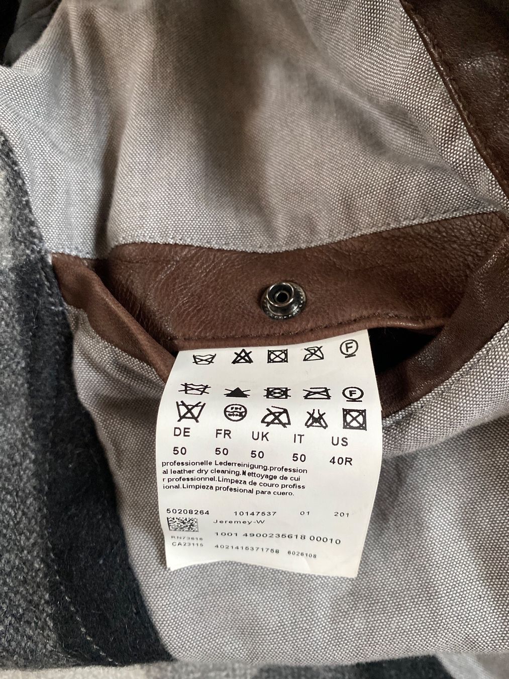 Hugo Boss Giacche: Hugo Boss Lederjacke – Usato da Zürich venduto da Fabienne059 3