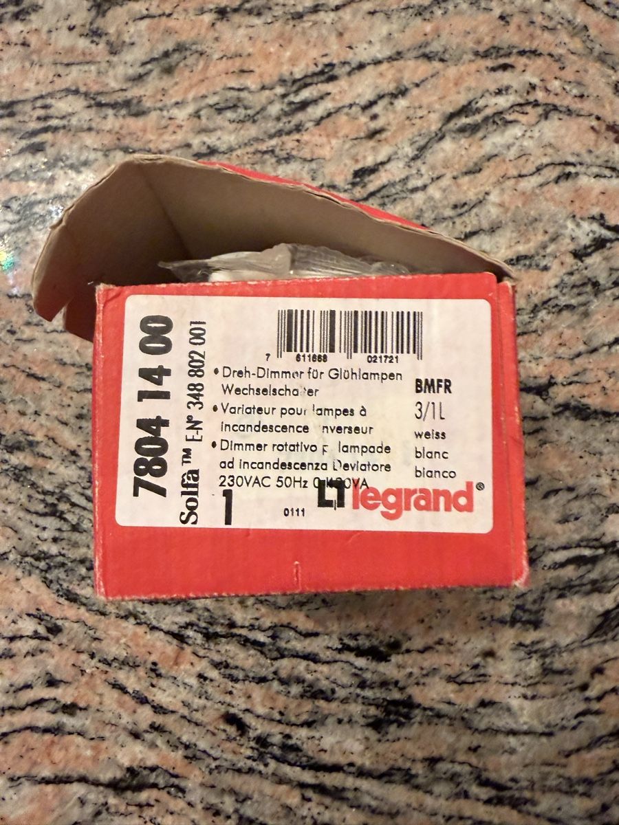 Legrand Interruttori: neu Dimmer – Nuovo e nell'imballaggio originale da Luzern venduto da chevy7779