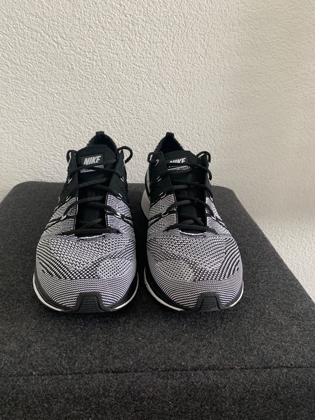 Nike Scarpe da uomo: NIKE Flyknit Trainer+ Black White - 532984-010 – Usato da Meggen venduto da spyder718 1