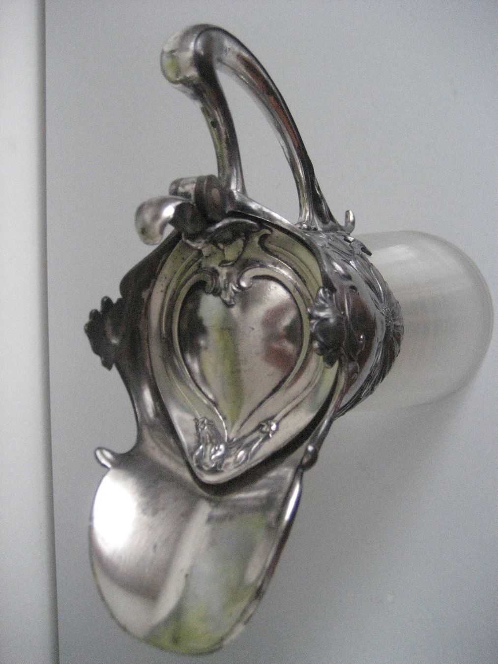 WMF Caraffe: WMF Jugendstil Karaffe Glas versilbert Antik – Usato da Rieden SG venduto da severem13 4