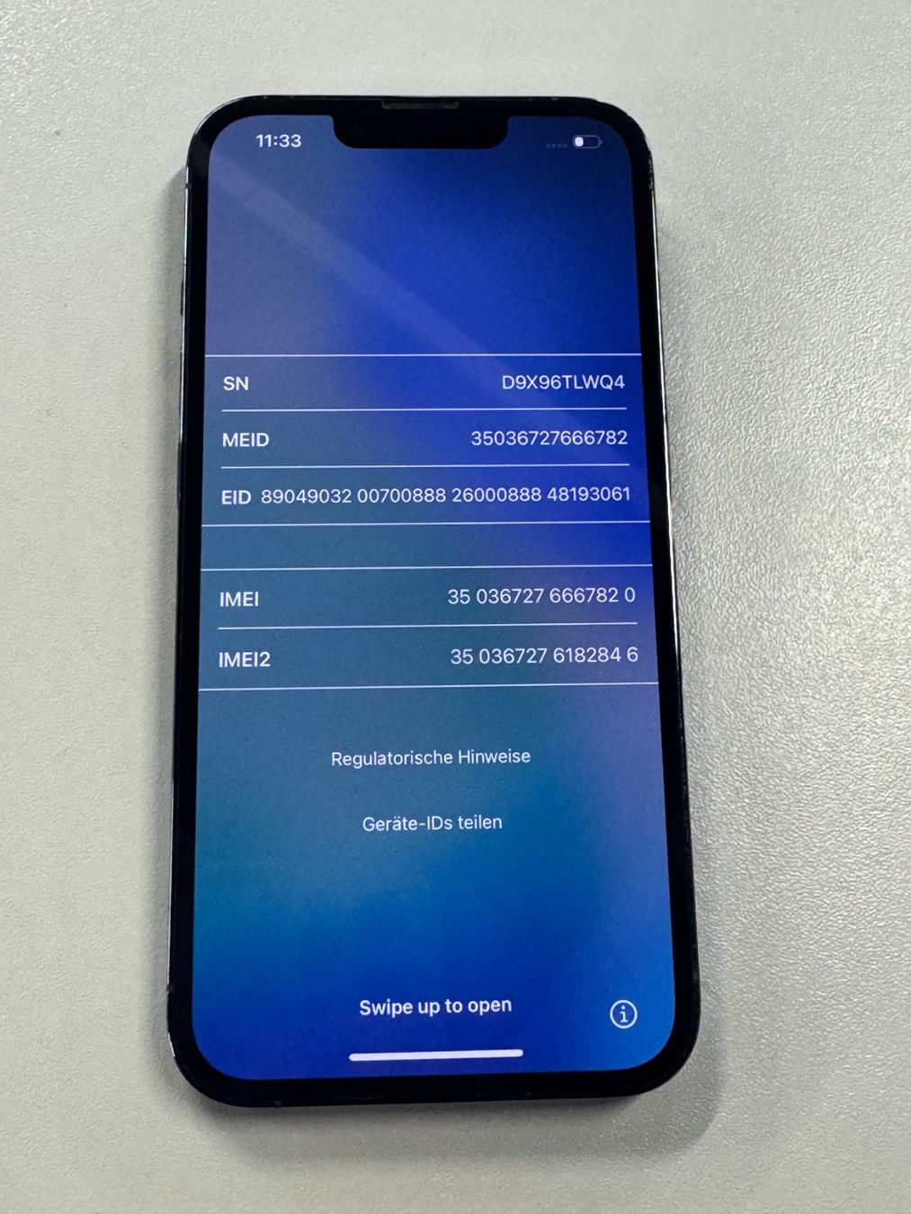 Apple Telefoni cellulari / Smartphones: Apple iPhone 13 Pro – Usato da Hombrechtikon venduto da SPS-Liquidationen 2