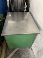Werkstattschrank / Arbeitstisch aus Stahl/Edelstahl