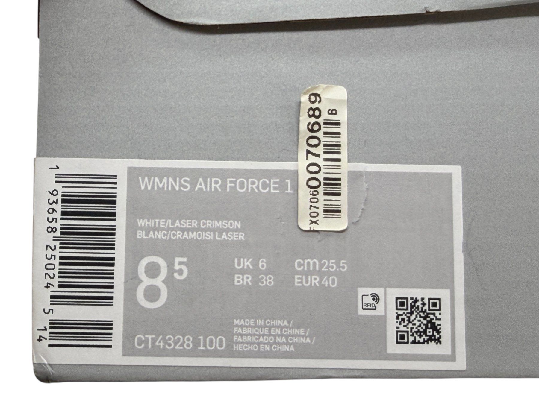 Nike Scarpe da uomo: NIKE AIR FORCE 1, DC1425-100. Pointure 40 – Usato da Morges venduto da MeeBee 2