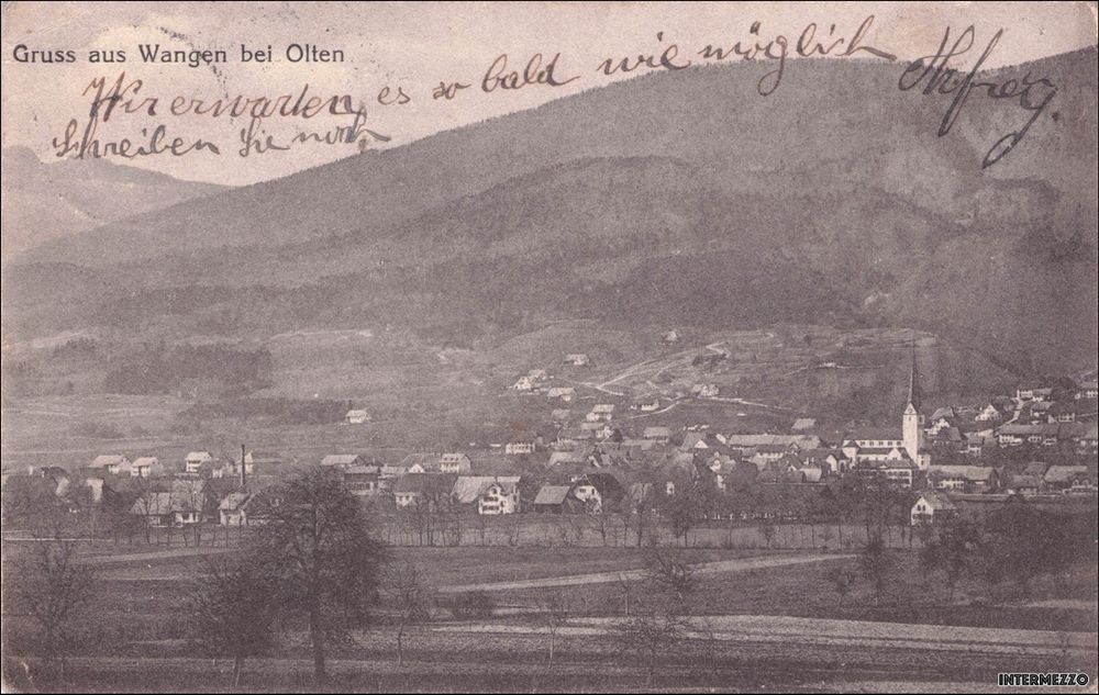 Wangen bei Olten SO // 1923 Dorf Gesamtansicht Kaufen auf Ricardo