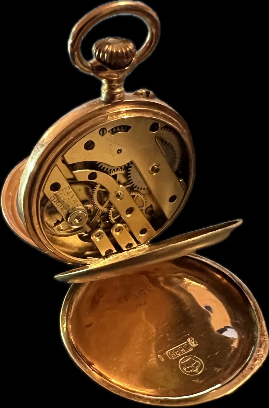 Orologi: Westschweizer Golduhr 14 Kt., um 1925 – Usato da Chur venduto da Penting1935 4