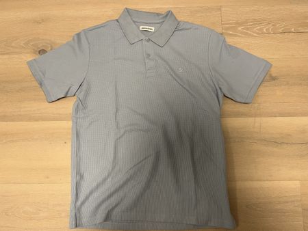 Poloshirt gewaffelt Jack&Jones babyblau M neu