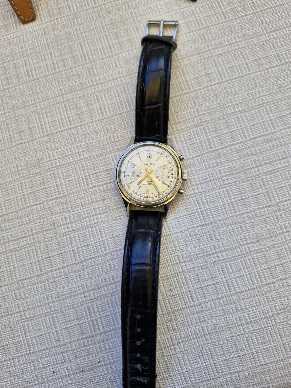 Longines Orologi: Vintage Chronograph mit Handaufzug – Usato da Birrhard venduto da Marki-Mark 1