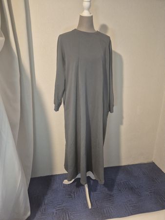 Maxikleid  graugrün Grösse L guter gebrauchter Zustand