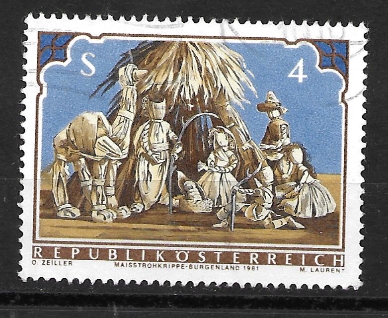 Alle Briefmarken: Österreich 1981: Weihnachten – Gebraucht aus Zürich von Rainstamps