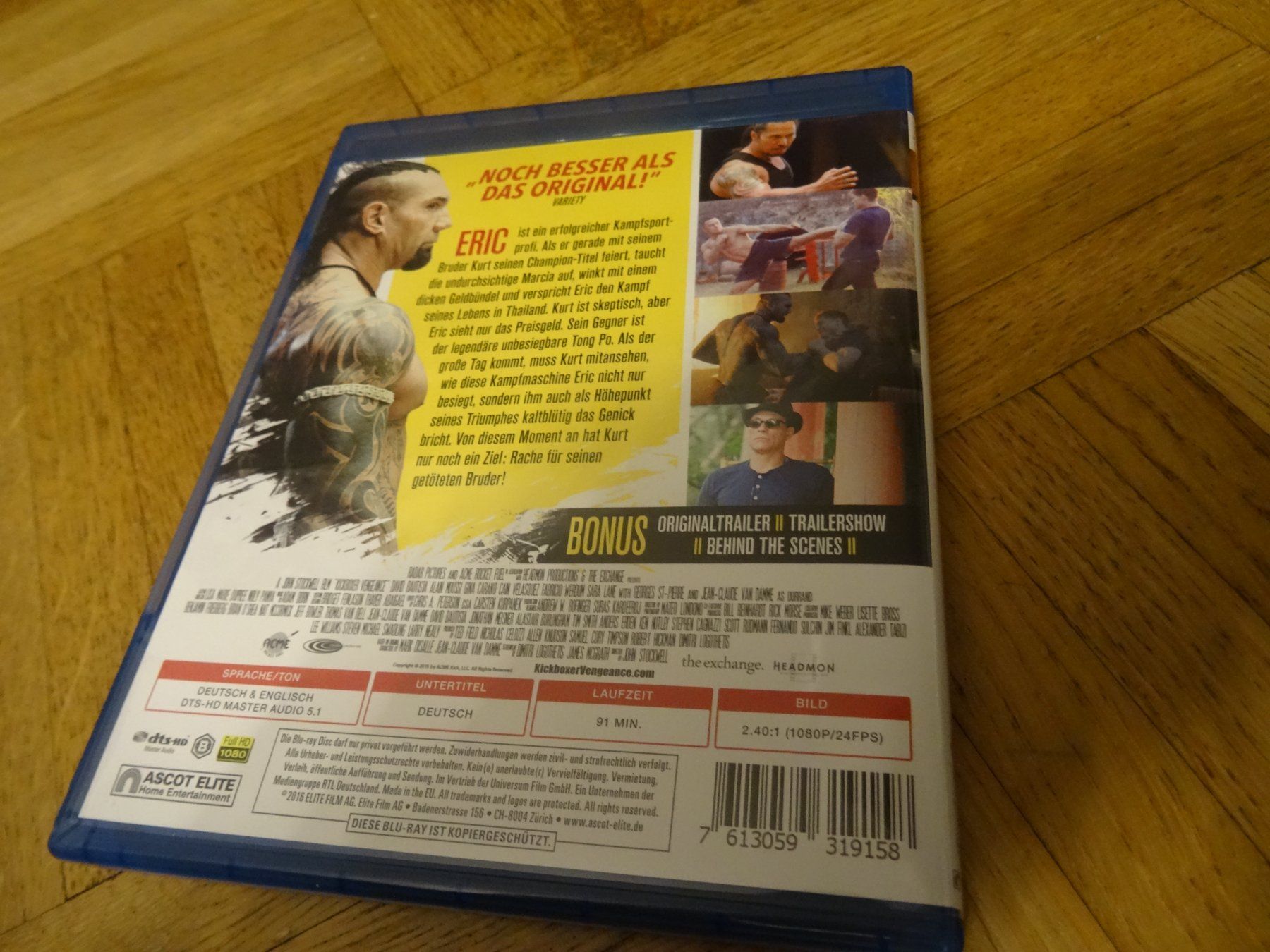 Tutti i DVDs: Kickboxer - Die Vergeltung BLU-RAY – Usato da Olten venduto da Disc-Verkauf 2