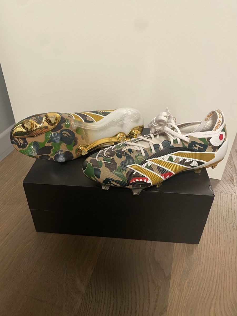 Bape Scarpe da uomo: adidas x BAPE Predator Elite - EU 40 2/3 – Nuovo e nell'imballaggio originale da Schaffhausen venduto da solequart