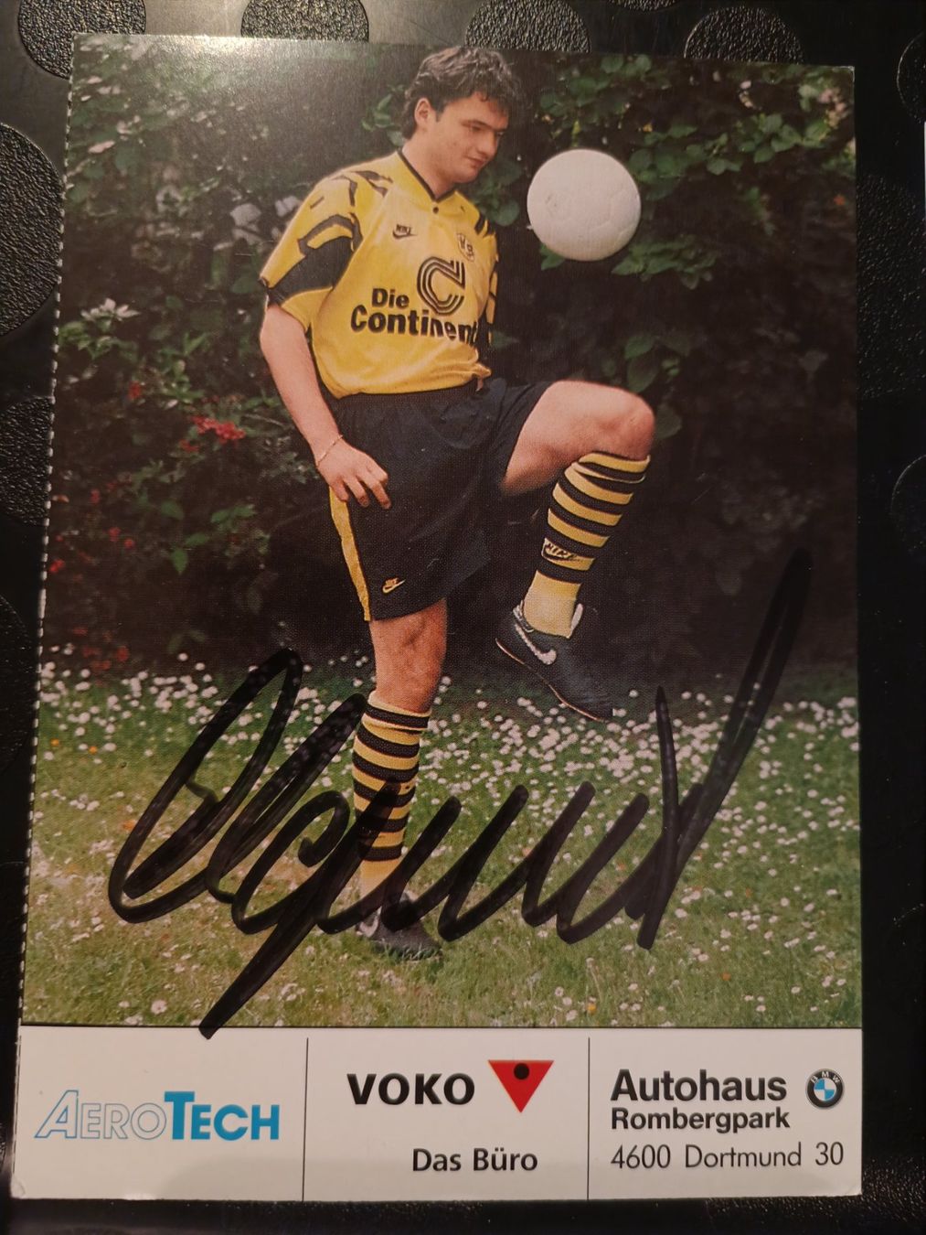 Autografi: Stephane Chapuisat - BVB / Borussia Dortmund - Handsigniert – Usato da Menziken venduto da Artographs