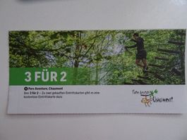3 für 2 Bon Park Aventure, Chaumont