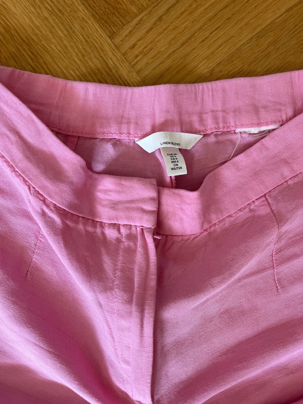 Pantaloni: Rosa Leinenhose Damen Gr. 38 – Usato da Zürich venduto da bretxo 4