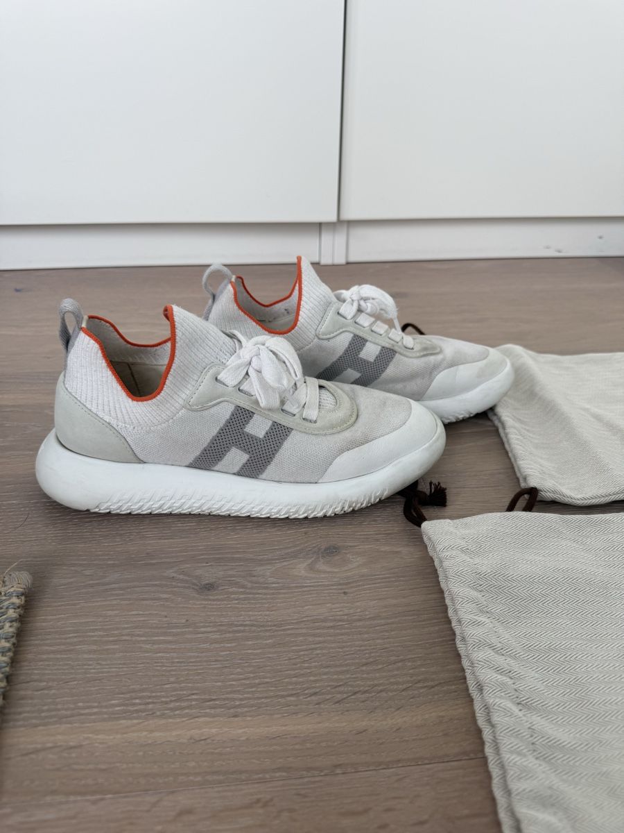 Hermès Scarpe da donna: Hermès Sneakers White Size 37.5 + Dustbag – Usato da Zug venduto da Beolingus22
