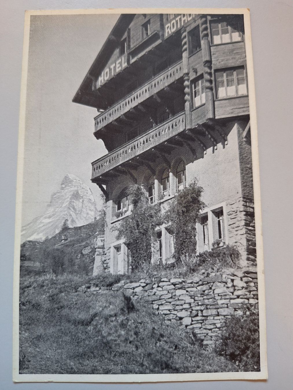 Cartoline postali: Hotel Rothorn Zermatt  – Usato da Sargans venduto da nicsam1815