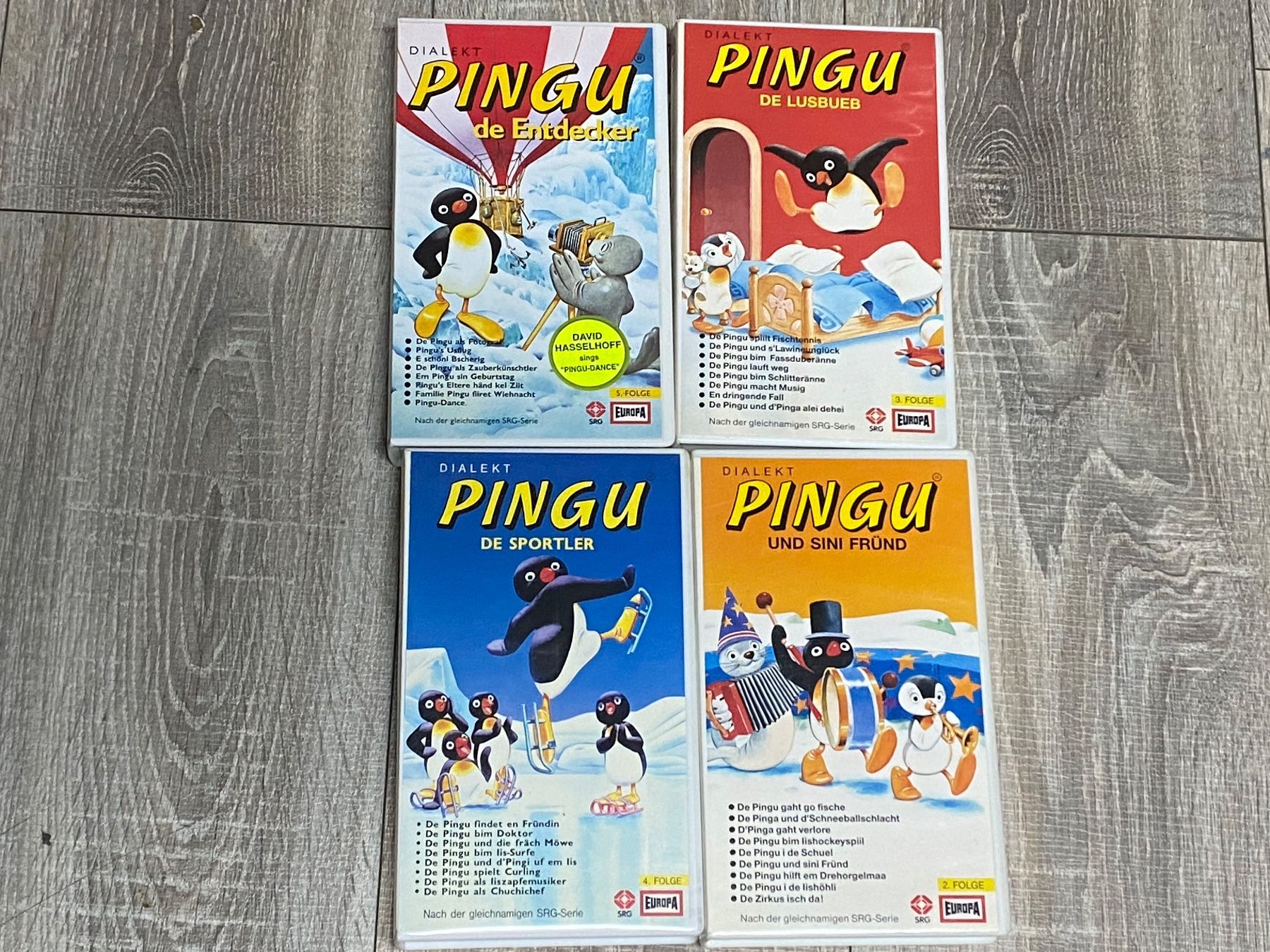 Alle VHS: Pingu 4x – Gebraucht aus Muri b. Bern von AdidasCollector 3