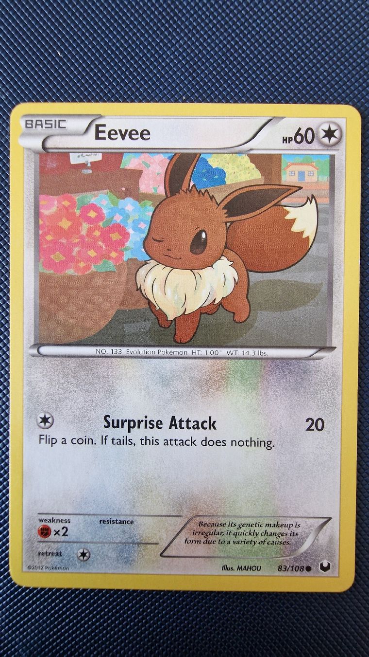 Pokémon Sammelbilder & Trading cards: Eevee #83 – Pokémon Dark Explorers  – Gebraucht aus Veytaux von PocketMonster
