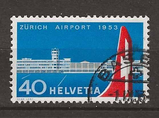 Tutti i francobolli: CH313 - Kloten 1953  obl. – Usato da Trélex venduto da Phil_Albert