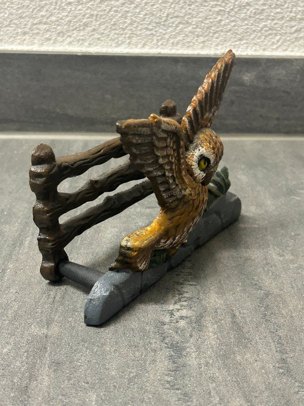 Statuette: Chouette vintage en fonte – Usato da Lausanne venduto da Weber1007 2