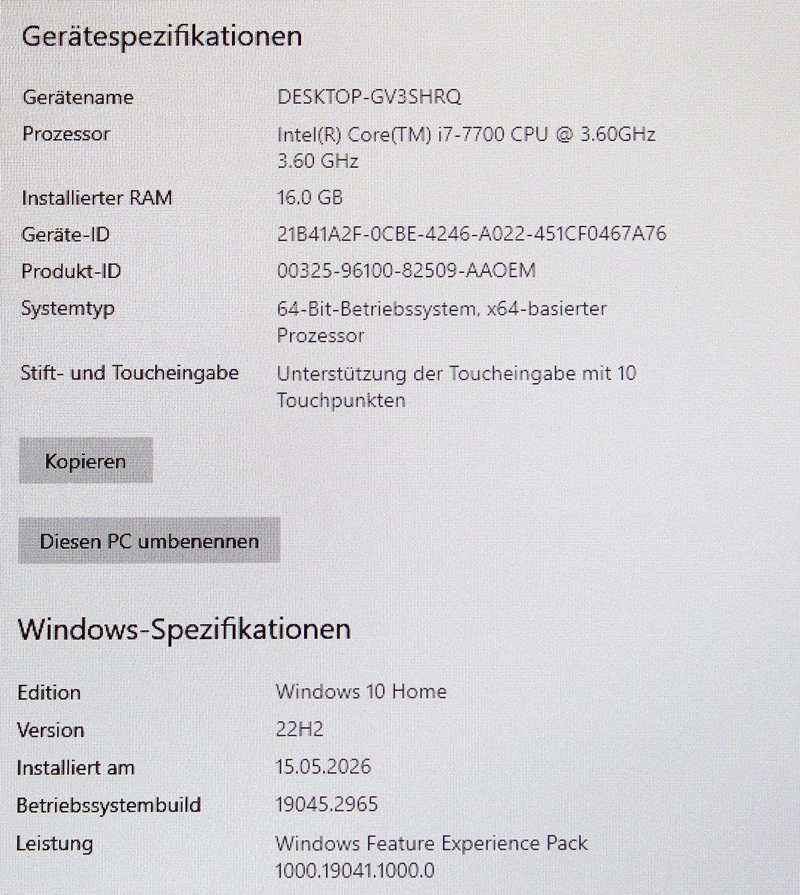 Lenovo PC: Lenovo Ideacentre AIO (all-in-one-PC) – Usato da Zürich venduto da sonja_gaby 3