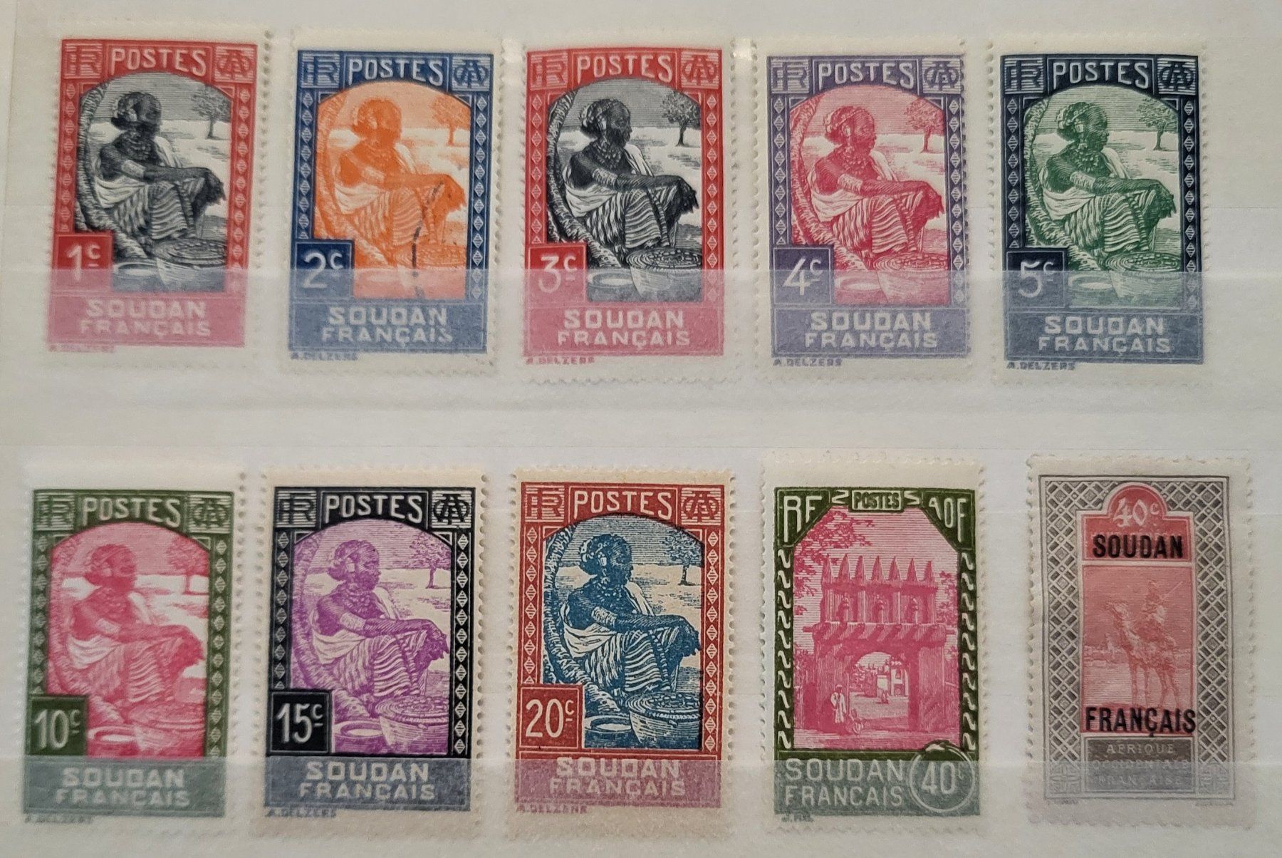 Tutti i francobolli: Soudan Français, Lot – Nuovo (secondo la descrizione) da Castione venduto da Rx-stamps