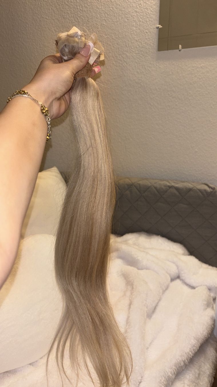 Parrucche: Blonde Extensions, Russisches Echthaar/60cm – Usato da Zürich venduto da sina_zhh 1