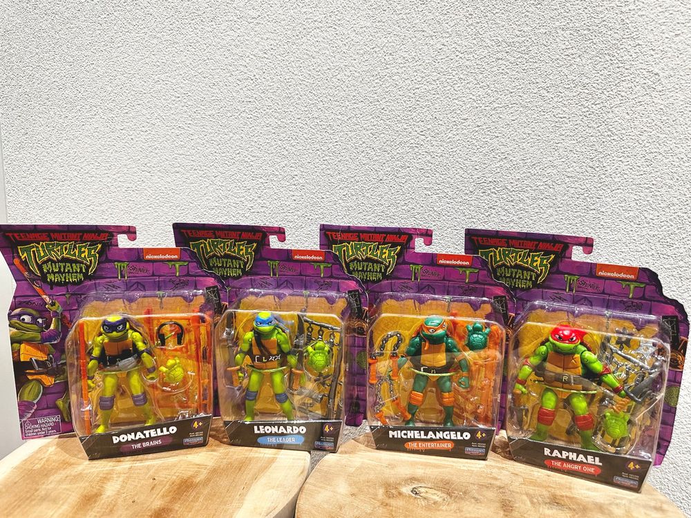 Neu Mutant Mayhem set TMNT Teenager Mutant ninja turtles | Kaufen auf ...