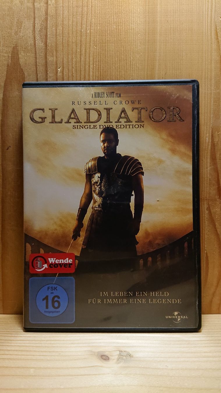 Tutti i DVDs: GLADIATOR DVD mit Russell Crowe – Usato da Wilderswil venduto da Exebub