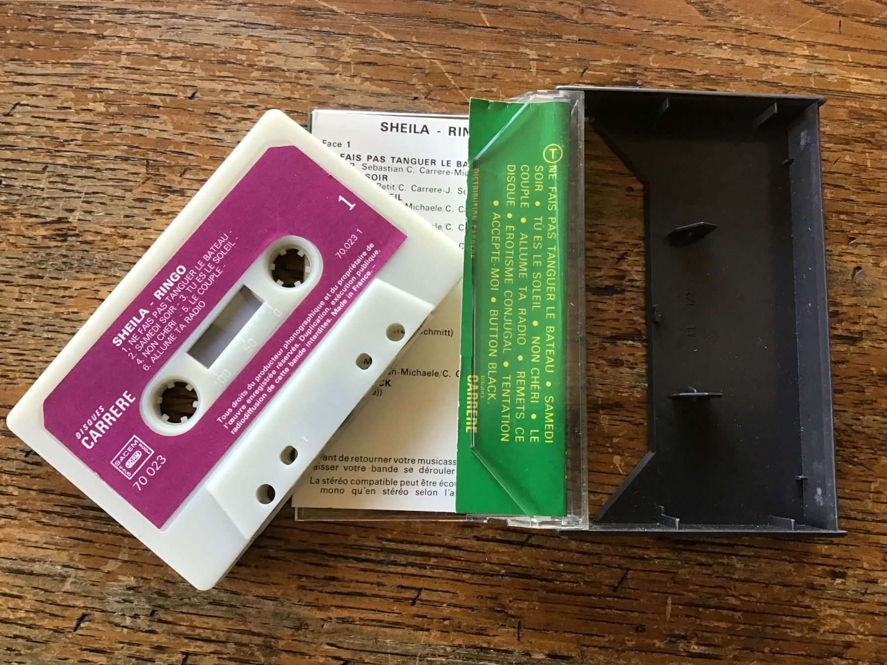 Cassettes audio: K7 musicassette Sheila et Ringo – D'occasion à Fully par Ruby97 1