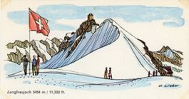 Jungfraujoch  BE  3'454 m.