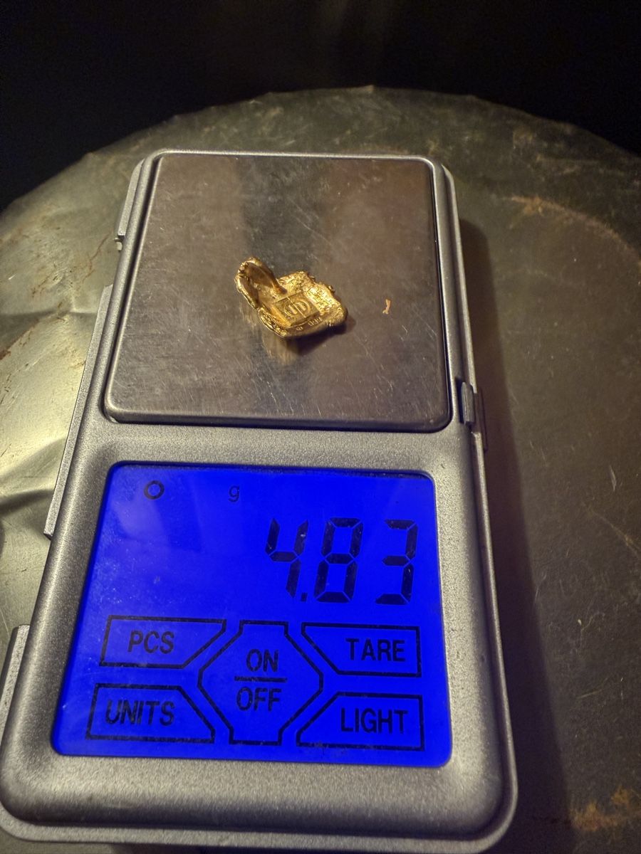 Anhänger: Pendentif Pépite d'or  24k . 999.9 - 4.83g – Gebraucht aus Charmey (Gruyère) von raz_dv9r 2