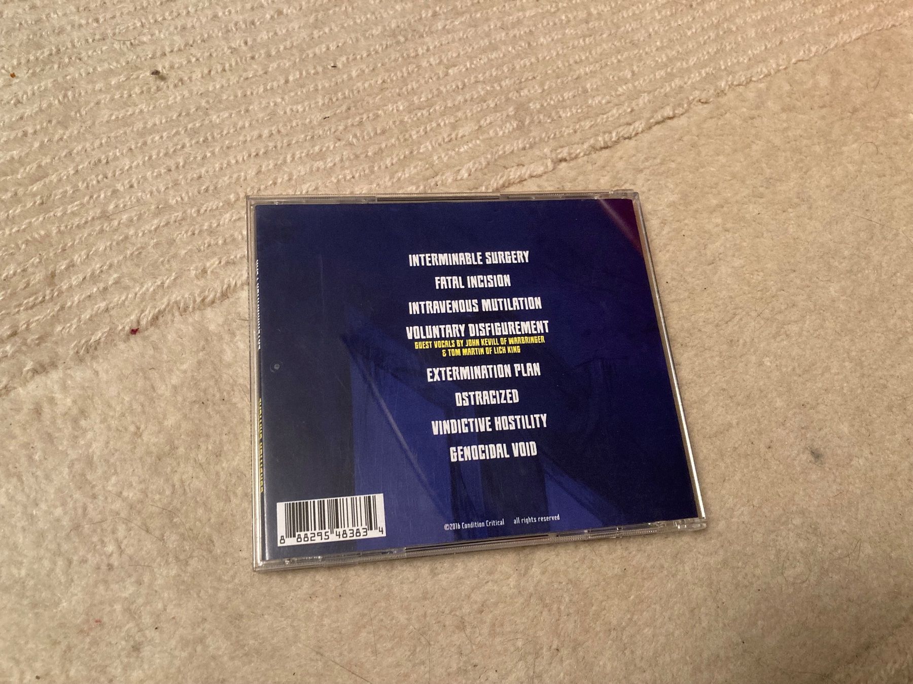 CD: Condition Critical - Extermination Plan (CD) 1st. 2016 – Usato da Wagenhausen venduto da Novafreund283 2