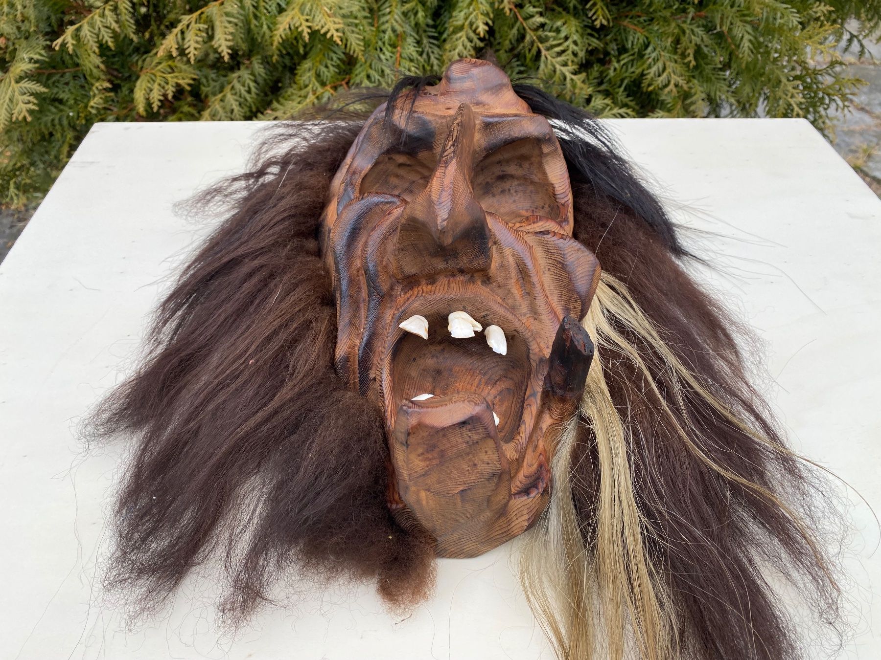 Altro in Antiquarato & Arte: sehr schöne alte Walliser Holzmaske – Usato da Feldbach venduto da Olive1 6
