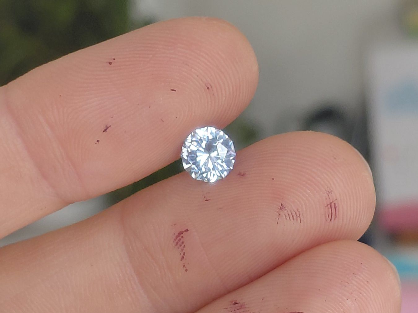 Edelsteine: White Saphir 1.3ct Ultra Fire – Gebraucht aus Bévilard von Yougems 2