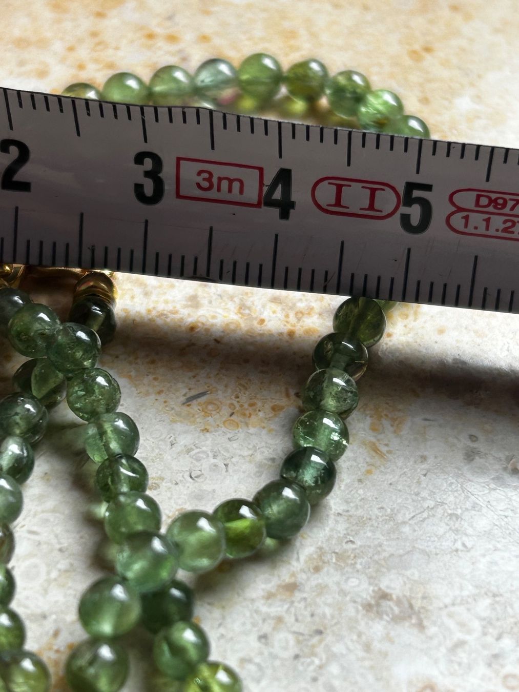 Catenine: Grüne Kette leuchtend hell 48cm – Usato da Laufen venduto da Bellebellezza 8