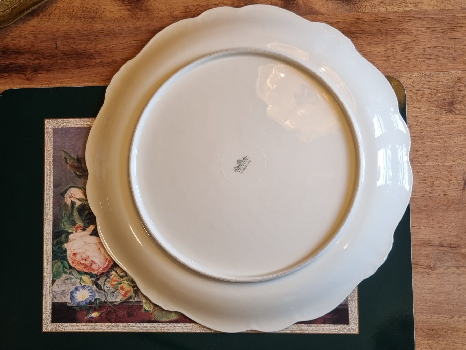 Rosenthal Piatti di portata: Rosenthal Pompadour Platte 33 cm Blumen Goldrand – Usato da Scharnachtal venduto da devin03 5