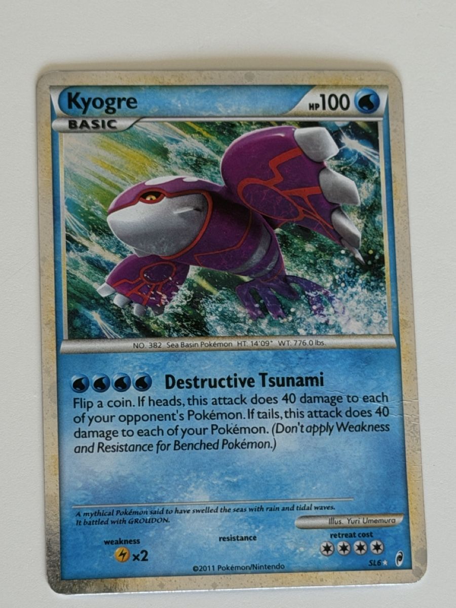 Pokémon Sammelbilder & Trading cards: Pokemon - Kyogre SL6 – Gebraucht aus St-Légier von tlg_7hj5