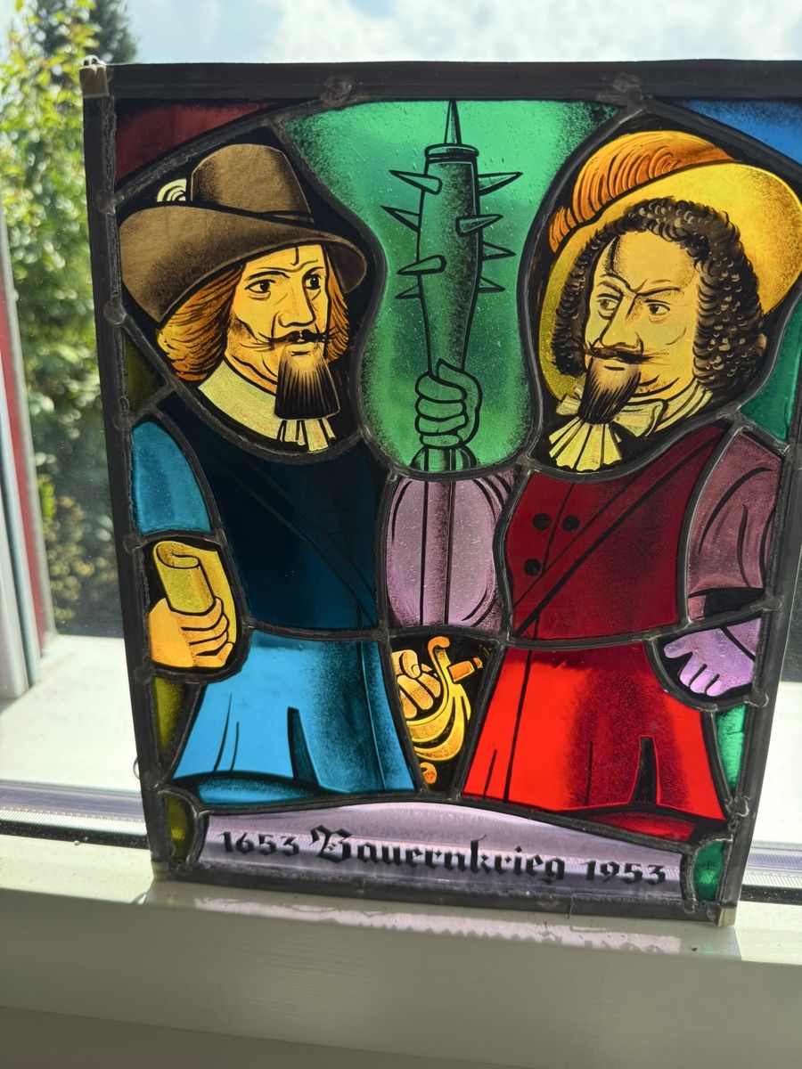 Sonstige Antiquitäten & Kunst: Wappenschebeb aus Glas – Gebraucht aus Wiggen von cha_p9np 4