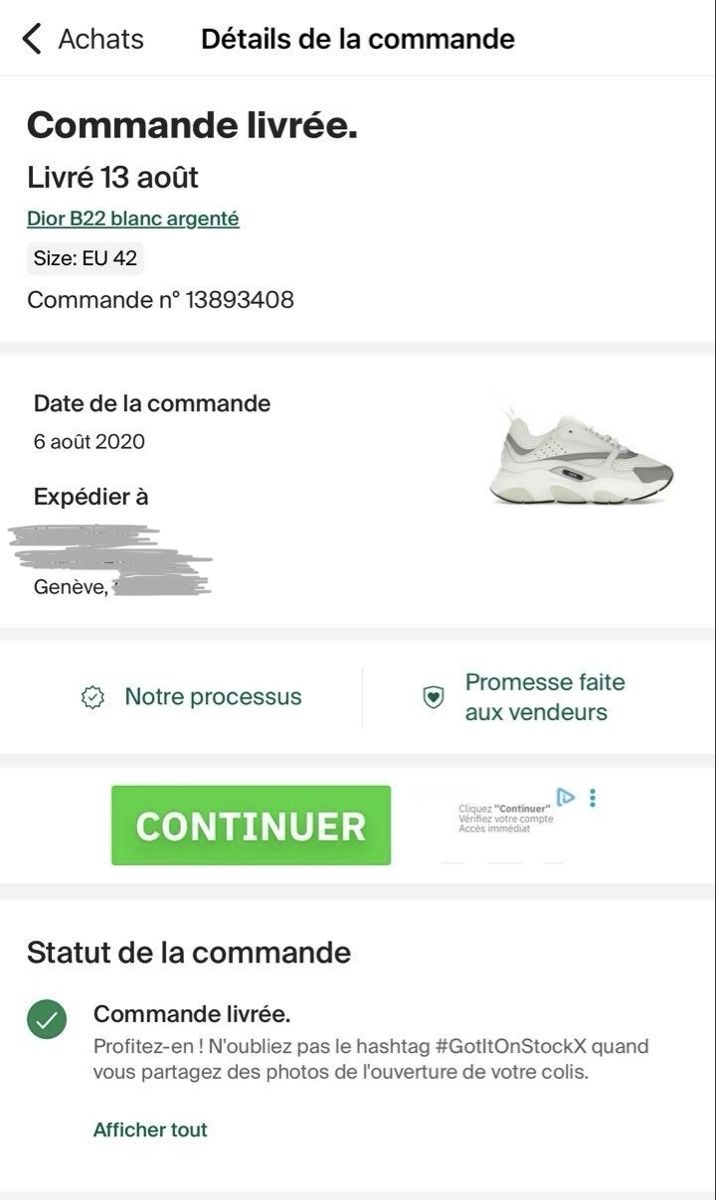 Dior Herrenschuhe: Dior Homme B22 blanches – Neu (gemäss Beschreibung) aus Chêne-Bougeries von sor_9rzp 8